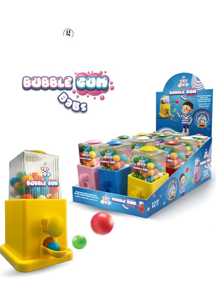 Toy Joy Bubble Gum Balls Sakız Makinesi 75G Şekerli Sakız