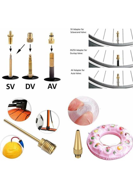 Bisikletı Adaptör Dönüştürücü Enflasyon Enerjisi Aksesuarları 15 Pcs (Yurt Dışından) indirimleri