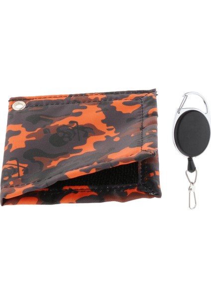 Top Temizleme Mikrofiber Kulüp Temizleyici Cep Turuncu (Yurt Dışından)