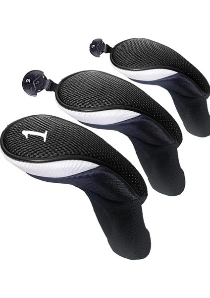 3 Golf Başı Kapakları Naylon Boylu Ormanları Ormanlar Için Headcovers (Yurt Dışından)
