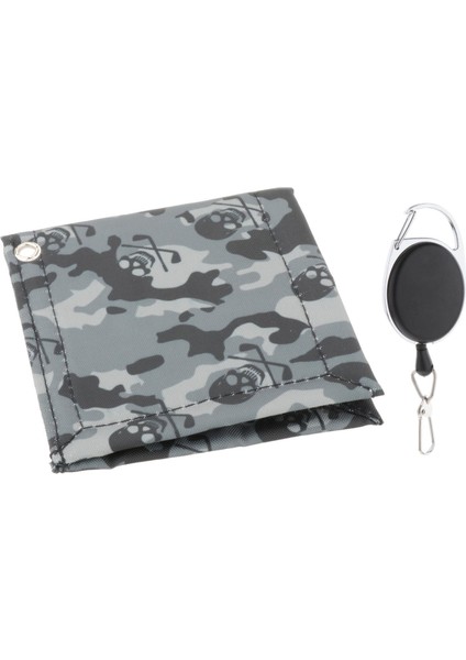 Top Temizlemeş Golf Aksesuarları Taşınabilir Mini Gri (Yurt Dışından)