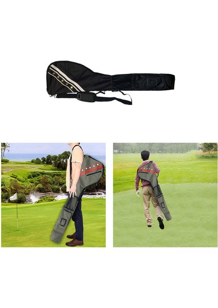 Golf Çanta Kulüpleri Case Zippered Kılıfı Su Geçirmez Taşıma Çantası 7-10 Kulüpler (Yurt Dışından) indirimleri