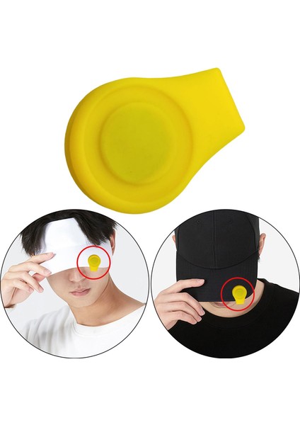 Yenilik Golf Ball Marker Şapka Dayanıklı Putt Tasarım Golfçü Hediyeleri Sarı (Yurt Dışından) modelleri