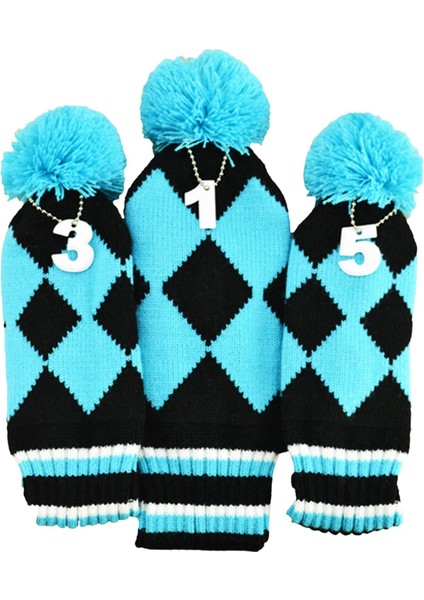 3pcs Örgü Golf Kulübüı Açık Eğitim Mavisi Için (Yurt Dışından) fırsatları