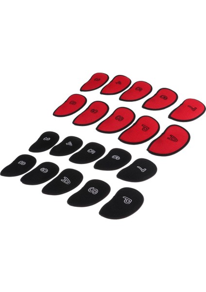 10 Paket Golf Head-Incovers Golfğı ve Nummber 4 5 6 7 8 9 P A S Red (Yurt Dışından) indirimleri