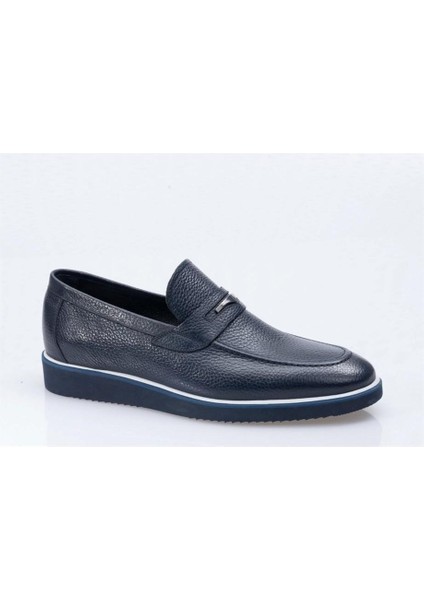 M494 Düz Eva Taban Loafer Deri Erkek Ayakkabı