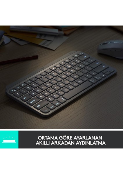 Logıtech Mx Keys Mını Q Tr Klavye Sıyah 920-010504 fiyatları