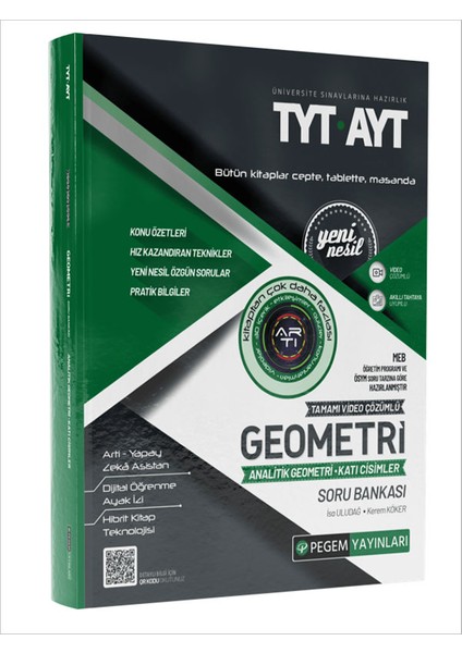 TYT - AYT Geometri Analitik Geometri-Katı Cisimler Soru Bankası