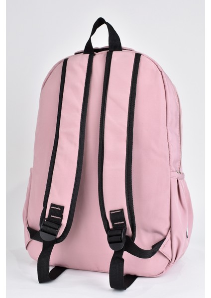 Unisex Çok Gözlü Günlük Seyahat Okul Sırt Çantası Pembe 51497 indirimleri