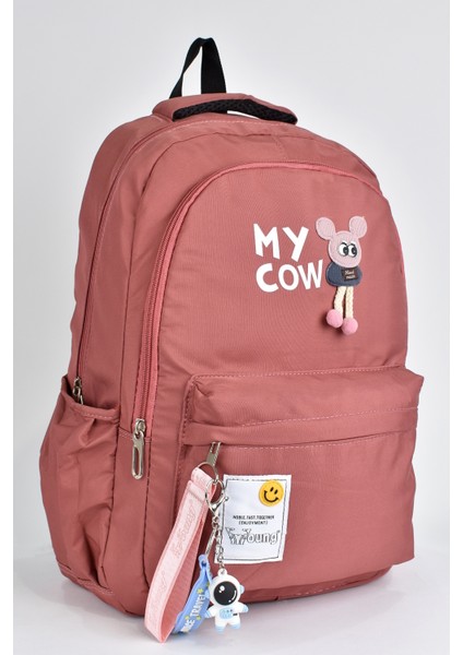 Kız Çocuk Genç Çok Gözlü Günlük Seyahat Okul Sırt Çantası Gül Kurusu 51498 fiyatları