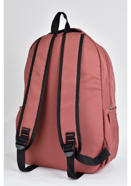 Kız Çocuk Genç Çok Gözlü Günlük Seyahat Okul Sırt Çantası Gül Kurusu 51498 indirimleri