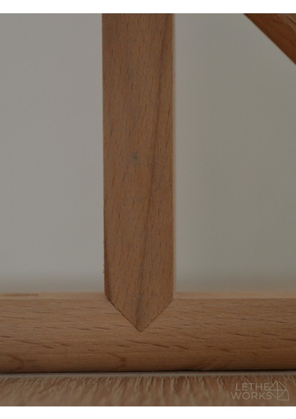 Raf Ayağı, Gürgen Ahşap raf ayağı(2 Adet) (Natural)