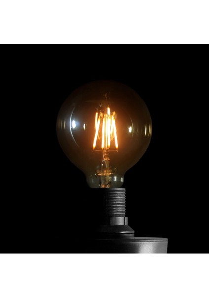 G95 Rustik LED Ampul 4 Watt Amber 2200K