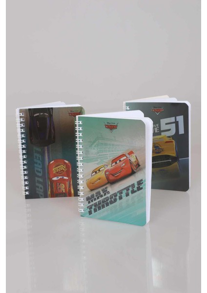 LİSANSLI CARS ÇİZGİLİ NOT DEFTERİ / BLOKNOT 80 YAPRAK