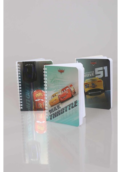 LİSANSLI CARS ÇİZGİLİ NOT DEFTERİ / BLOKNOT 80 YAPRAK