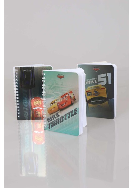 LİSANSLI CARS ÇİZGİLİ NOT DEFTERİ / BLOKNOT 80 YAPRAK