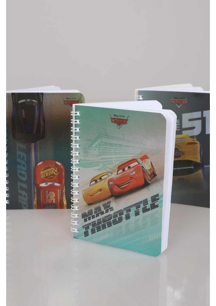 LİSANSLI CARS ÇİZGİLİ NOT DEFTERİ / BLOKNOT 80 YAPRAK