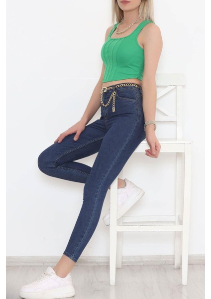 Kare Yaka Crop Yeşil - 3482.1595. fırsatları