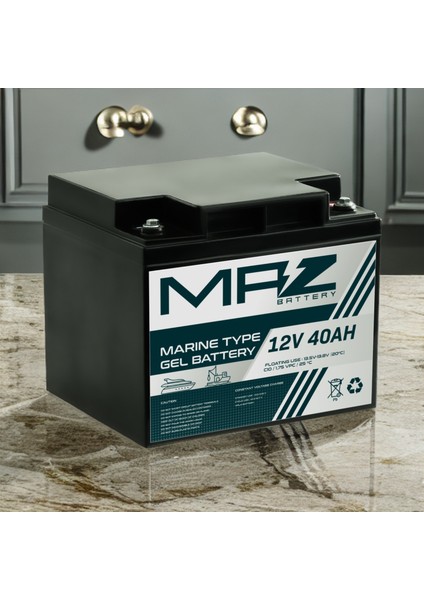 12 Volt 40 Amper (Ah) Marine Jel VRLA Akü (Yeni Üretim) indirimleri