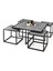 Erezogulları Kares 4 Zigonlu Orta Sehpa Metal Ayak 90X90X45 1