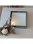 ledli 25X25 cm Verda Anı Çerçevesi-6 cm Derinlikli Anı Çerçevesi Gül Kutusu! Füme 1