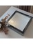 ledli 25X25 cm Verda Anı Çerçevesi-6 cm Derinlikli Anı Çerçevesi Gül Kutusu! Füme 3