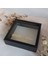 isimli 25X25 cm Verda Anı Çerçevesi-6 cm Derinlikli Anı Çerçevesi Gül Kutusu! Siyah 2