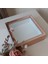25X25 cm Verda Anı Çerçevesi-6 cm Derinlikli Anı Çerçevesi Gül Kutusu! Rose 3