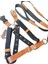 köpek göğüs tasması gezdirme kayışlı set deri kolon siyah taba göğüs ölçüsü:40-70cm ayarlamalı gezdirme kayışı:125cm dog harness TB5-13 4