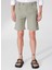 Normal Bel Slim Fit Yeşil Erkek Bermuda Şort A261JONP581TF121/T- 3