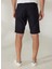 Normal Bel Slim Fit Koyu Mavi Erkek Bermuda Şort A261NAT99NG332- 3