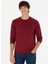 Bisiklet Yaka Bordo Erkek Sweatshirt JELLYSK023 1