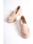 MB2010-N Kalın Taban Nude Kadın Kolej Loafer 2