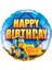 Inşaat Teması Happy Birthday Folyo Balon 1
