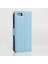 Litchi Grain Deri Cüzdan Kılıfı Flip Folio Stand Koruyucu Kapak Apple iPhone Se 2. Gen-Blue (Yurt Dışından) 3