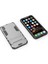 Plastik+Tpu Hibrit Telefon Kılıfı Apple iPhone Xs Max-Grey Için Kıckstand ile (Yurt Dışından) 3