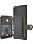 Deri Kaplamalı Tpu Cüzdan Kickstand Case, Apple iPhone Xr-Black Için Yerleşik Manyetik Tabaka ile (Yurt Dışından) 3