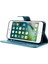 Baskı Ağacı Baykuş Manyetik Cüzdan Pu Deri Deri Stand Cep Telefon Kapağı Apple iPhone Se-Blue (Yurt Dışından) 4