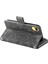 Apple iPhone Xr Mandala Çiçek Baskılı Pu Deri Kılıf Manyetik Çanta Fermuar Cep Stand Cüzdan Strap-Grey ile Çoklu Kart Yuvaları Telefon Kapağı (Yurt Dışından) 4