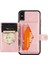 Apple iPhone Xs Max Telefon Kılıfı Için Cüzdan Kickstand Case, Çıkarılabilir 2'si Pu Deri Kaplamalı Tpu Telefon Kapak Çizgi Altın (Yurt Dışından) 2