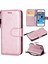 Kt Deri Serisi-2 Manyetik Deri Stand Kılıfı Apple iPhone Se/5s/5-Rose Altın Için (Yurt Dışından) 1