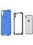 Petek Şok Emicisi Tpu+Pc Hibrid Geri Mobil Gövde Kapağı Apple iPhone Xr-Blue Için (Yurt Dışından) 2