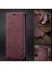 Pu Deri Cüzdan Standı Apple iPhone Xs Max-Wine Red Için Cep Telefonu Kapağı (Yurt Dışından) 1