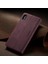 Pu Deri Cüzdan Standı Apple iPhone Xs Max-Wine Red Için Cep Telefonu Kapağı (Yurt Dışından) 2