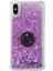 Glitter Powder Quicksand Rhinestone Dekor Kickstand Tpu Kılıfı Apple iPhone X/xs-Purple Için (Yurt Dışından) 1