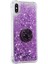 Glitter Powder Quicksand Rhinestone Dekor Kickstand Tpu Kılıfı Apple iPhone X/xs-Purple Için (Yurt Dışından) 2
