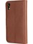Apple iPhone Xr Cüzdan Cep Telefonu Kılıfı Orijinal Deri Deri Stand Case-Brown (Yurt Dışından) 3