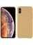 Apple iPhone Xs/x Telefon Kasası Için Iyi Koruma Önleyici Kenar Sarılı Sıvı Silikon Kasa Yumuşak Akıllı Telefon Kapağı Kabuk Işığı Kahverengi (Yurt Dışından) 1