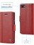 Apple iPhone Se-Red Için Çift Manyetik Tokalı Pu Deri Cüzdan Stand Telefon Kılıfı Kabuk (Yurt Dışından) 2