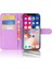 Apple iPhone Xs/x Litchi Cilt Pu Deri Cüzdan Stand Koruyucu Cep Telefonu Kabuk Doğumu (Yurt Dışından) 4